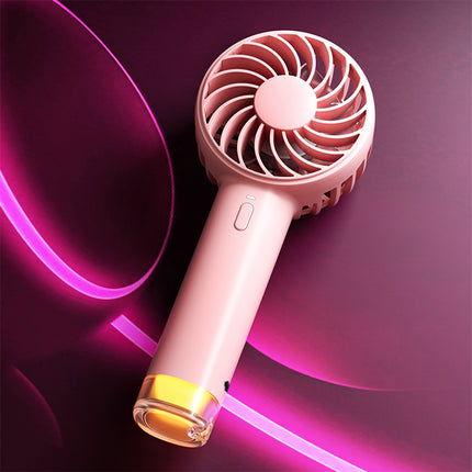 Buzzing Bee Portable Handheld Fan & Colourful Mini Lamp – USB Rechargeable