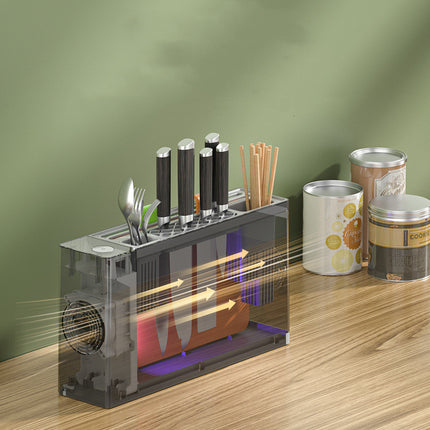 Utensil & Knife Drying and UV Disinfection Machine 🔪✨ – USB, Green or White