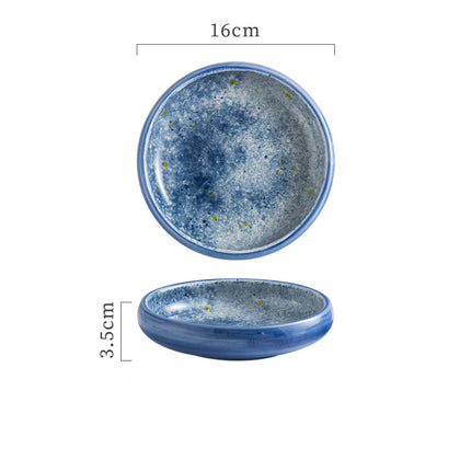 Small Dish Seasoning Ceramic Circular