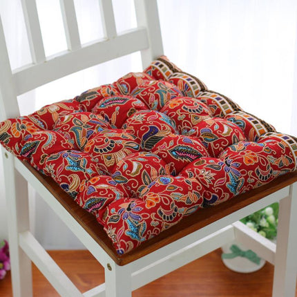 Extra Thick Boho Chair Cushion | Comfortable Decorative Seat Pad