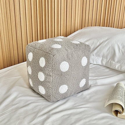 Dice Plush Cushion – Sofa Pillow in 5 Colours | Fun Home Décor