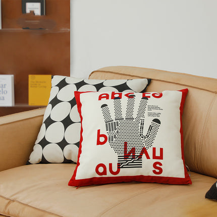 Bauhaus Art Cushion with Cover & Core – 45x45cm