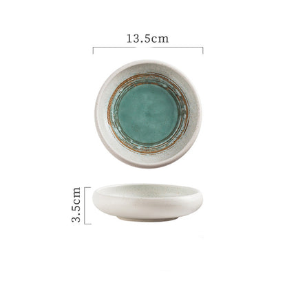 Small Dish Seasoning Ceramic Circular