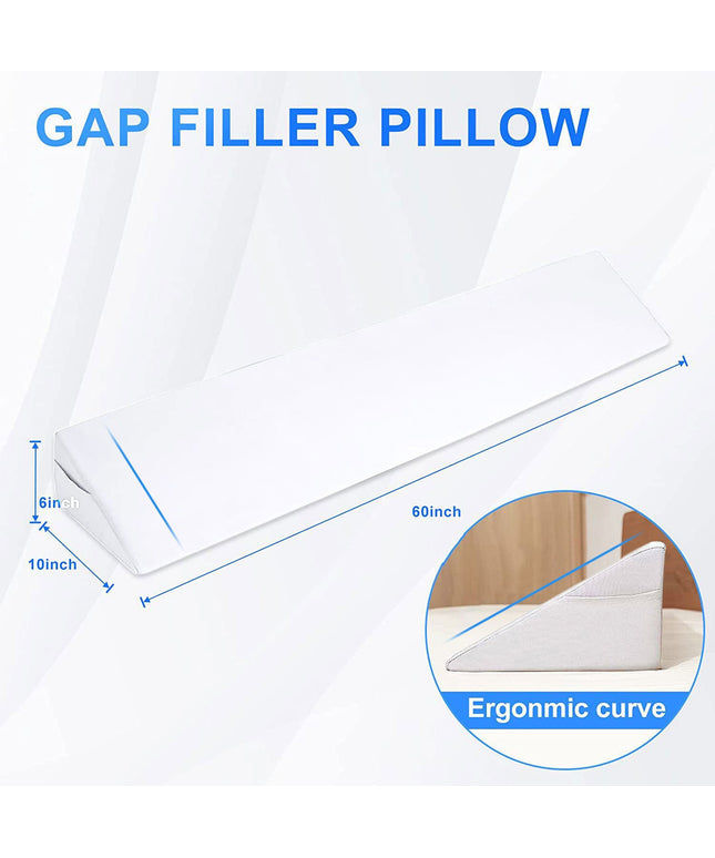 Triangle Wedge Pillow with Side Pocket