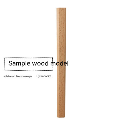 Japanese Wall Hanging Vase – Wooden Hydroponic Flower Display