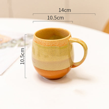 Large Capacity Ceramic Mug | Gradient Coffee Mug