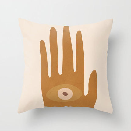 Modern simple abstract pillowcase simple geometric peach skin pillow – Trendy & Practical for Daily Living