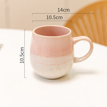Large Capacity Ceramic Mug | Gradient Coffee Mug