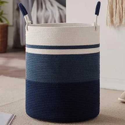 Cotton Rope Storage Basket Large Laundry Woven Organiser