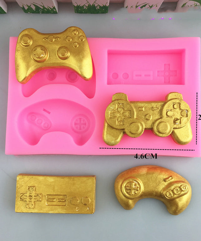 Game Controller Baking Mould 🎮 – 4 Designs, Silicone
