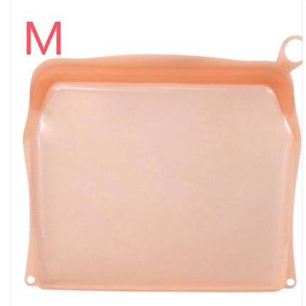 Kitchen Fruit And Vegetable Silicone Fresh-keeping Bag Thickened Food Daily Necessities Portable Self-sealing Storage Bag