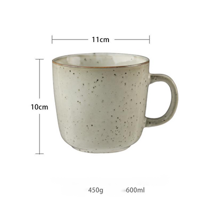 Retro Ceramic Tableware Set | Kiln Glaze Plates & Bowls