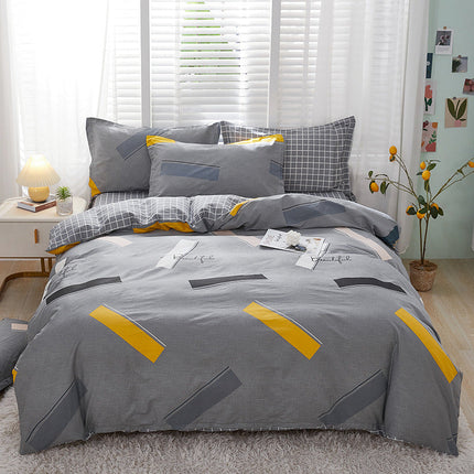 Household bedding student single minimalist style quilt cover sheets – Trendy & Practical for Daily Living