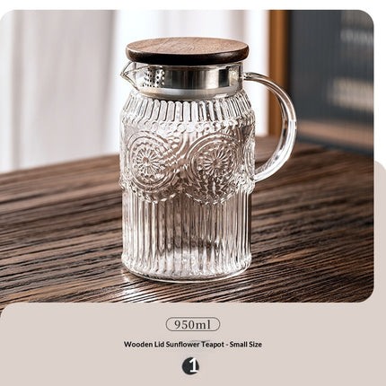 High-borosilicate Glass Cold Water Pitcher High-temperature Resistant