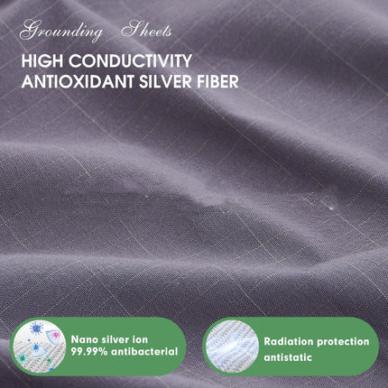 Silver Fiber Antibacterial Anti-static Grounding Fitted Sheet