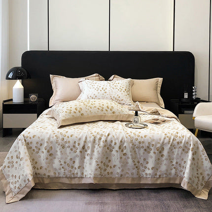 Tencel summer duvet four-piece washed silk – Trendy & Practical for Daily Living