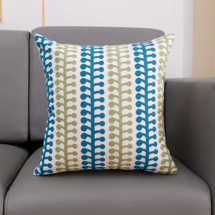 Embroidered Cushion Covers – Blue and Yellow or Rich Reds