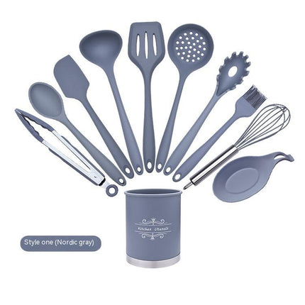 11 Piece Silicone Kitchen Utensil Set | Non Stick Cooking Tools