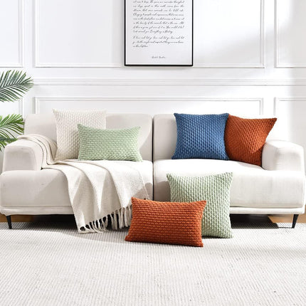 Corduroy Cushion Cover | Ribbed Throw Pillow