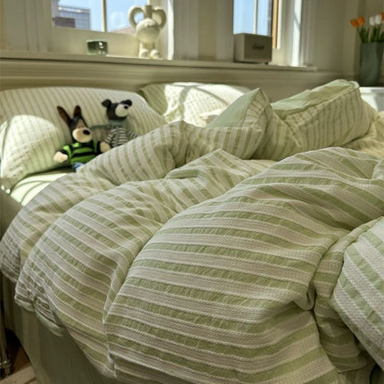 Striped Bedding Set | Soft Tencel Duvet Cover
