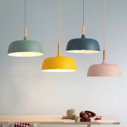 Modern Minimalist Pendant Chandelier – Colourful Ceiling Light (32cm / 35cm / 45cm)
