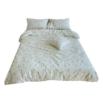 Cotton Floral Duvet Cover Set – Pastoral 3 & 4 Piece Bedding | Ikeame