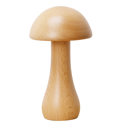 Solid Wood Mushroom Ambience Light Bedside LED Table Lamp