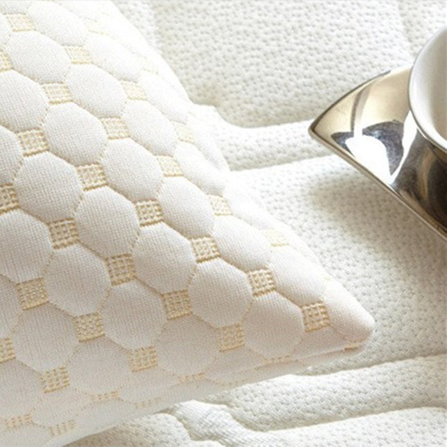 Honeycomb Knitted Pillow Core – Feather Silk Cotton 48×74cm | Ikeame