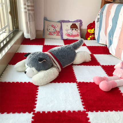 Interlocking Plush Floor Mats | Soft Foam Tiles for Home