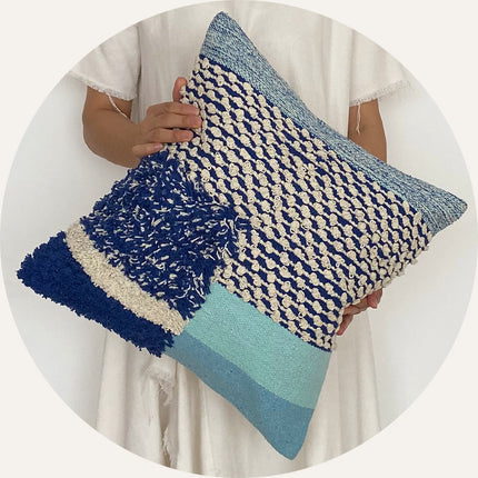 Handwoven throw pillow cover with tassel beige retro – Trendy & Practical for Daily Living