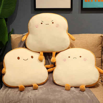 Toast Pillow Blanket | Cute E-Toast-ional Support Cushion