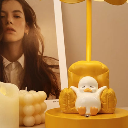 Cute Yellow Duck Plastic Night Light