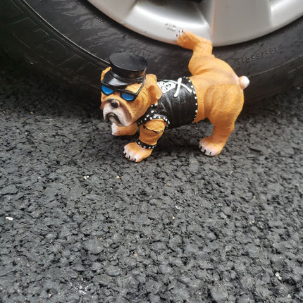 Pissing Dog Resin Crafts Decoration Garden