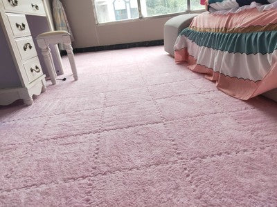 Interlocking Plush Floor Mats | Soft Foam Tiles for Home