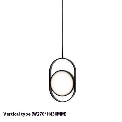 Nordic Interlocking Loops Magic Eye Pendant Light – Small & Large | Black