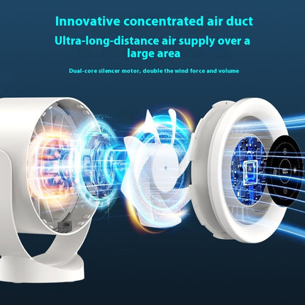Rechargeable Desk Fan with LED Display | Adjustable Cooling Fan & Light
