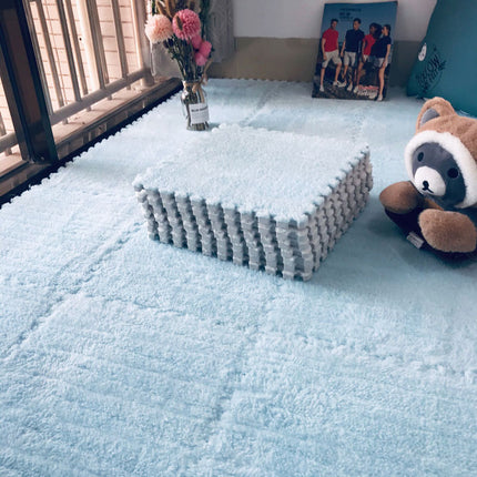 Interlocking Plush Floor Mats | Soft Foam Tiles for Home