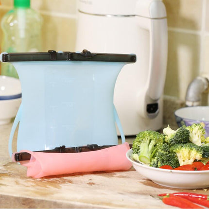 Multipurpose silicone food preservation bag sealed bag
