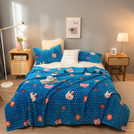 Summer coral fleece blanket thin spring and autumn flannel blanket – Trendy & Practical for Daily Living