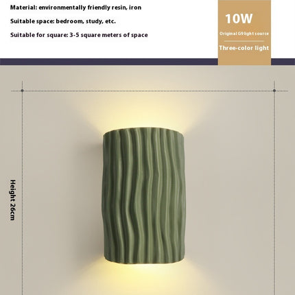 Bedroom Bedside Resin Wall Lamp Ambience Light
