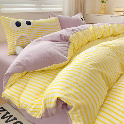 Big Eyes Bedding Set | Funny Cartoon Duvet Cover 👀