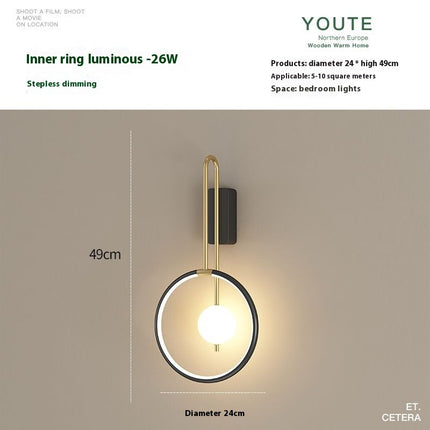 Bedroom Bedside Lamp Living Room Background Wall Lamp