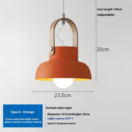 Nordic Pendant Light Shade – Modern Dome & Triangular Designs (6 Colours, 3 Shapes)