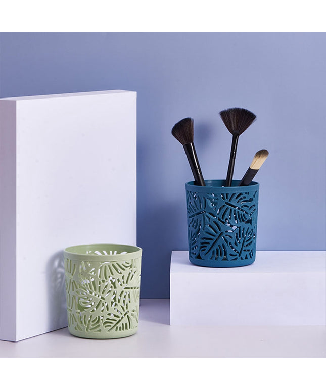 Leaf Cut-Out Pen Holder – Simple Desk Organiser