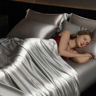 Silk Bedding Set | Luxury Duvet Cover 4 Piece