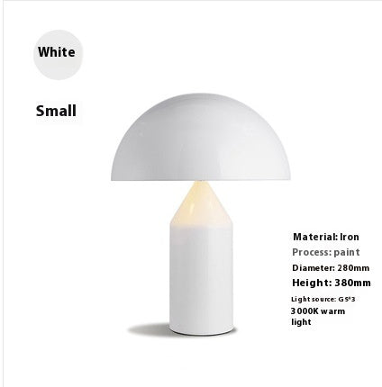 Hardware Mushroom-shaped Haircut Table Creative Bedside Lamp