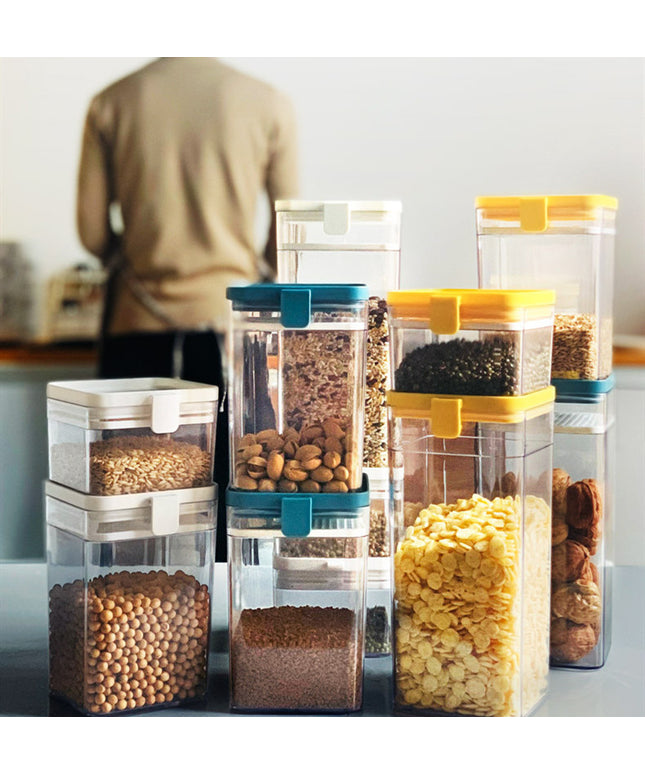 Airtight Kitchen Storage Jar - Food Container 500ml 1000ml 1600ml