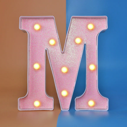 Night Light English Letter Lamp Birthday Party