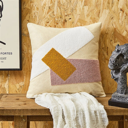 Geometric Embroidered Cushion Covers - 29 Designs | Modern Nordic Pillowcases