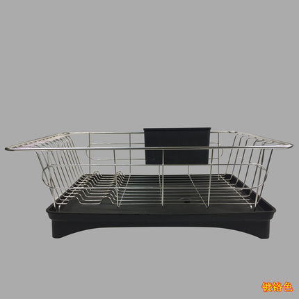 Countertop Dish Draining Rack – Stainless Steel Kitchen Organiser | Ikeame